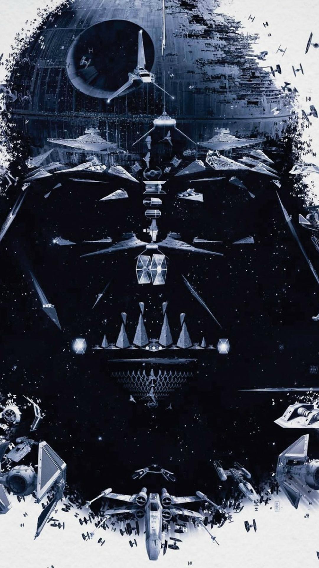 Darth Vader Star Wars astratto, 1080x1920 Verticale, Mobile