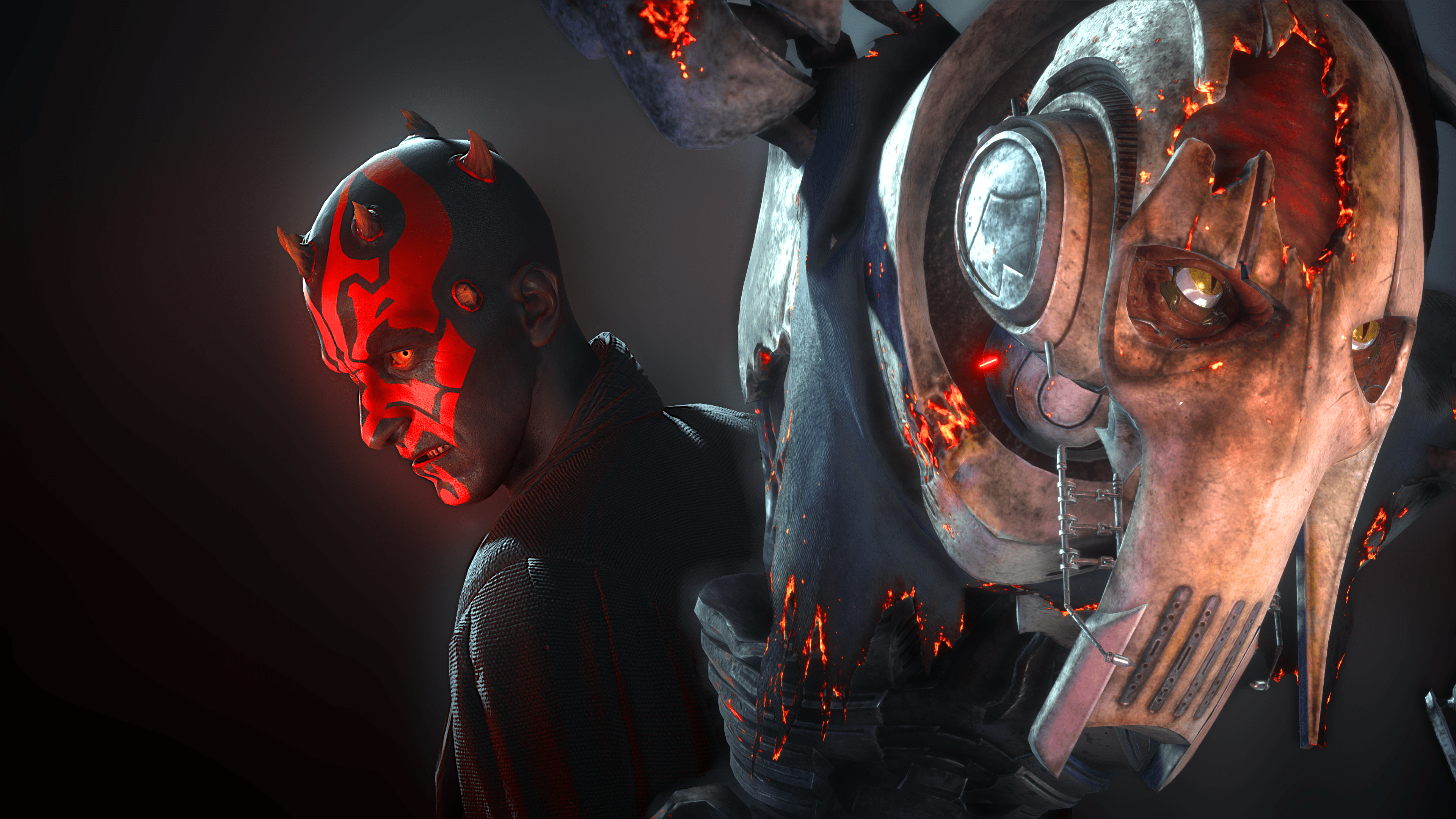 Darth Maul e droide da battaglia, 3840x2160 4K Ultra HD, Monitor 4K
