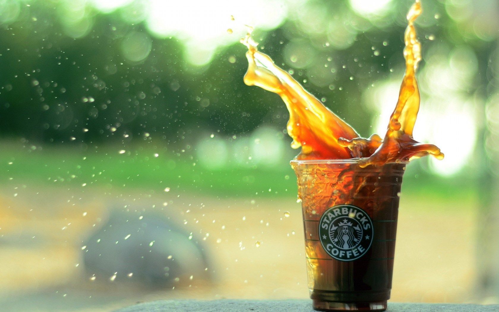 Bicchiere Starbucks caffè splash, 1680x1050 900p, Desktop