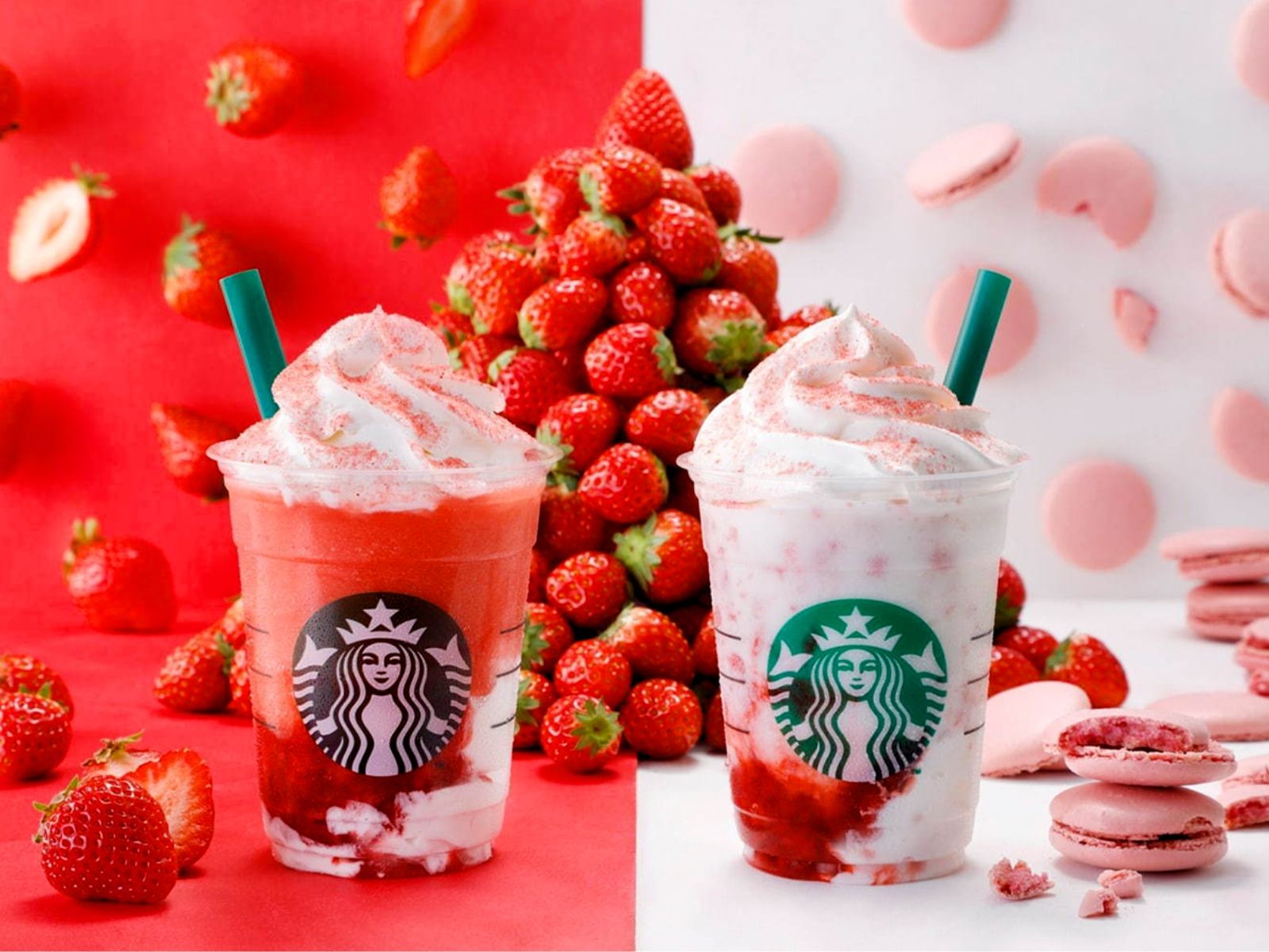 Frappuccino fragola Starbucks Japan, 1600x1200 HD Ready, PC
