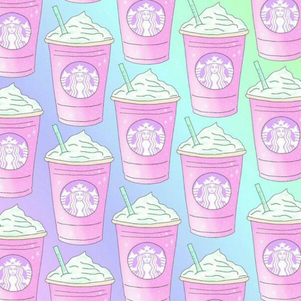 Bicchieri Starbucks rosa pastello, 1000x1000 HD, Desktop