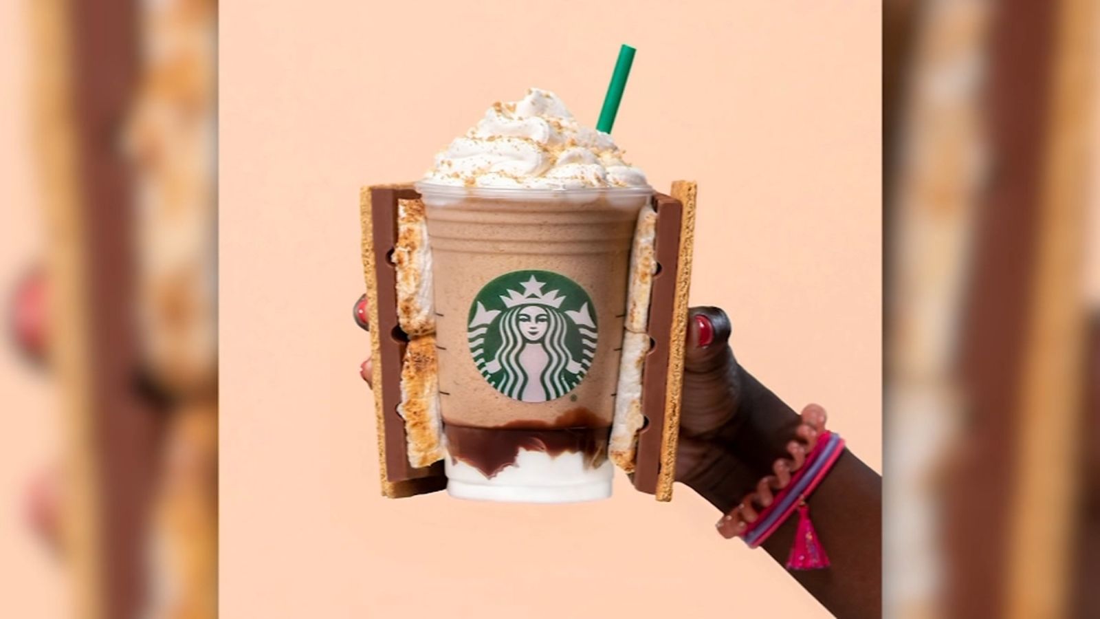 Starbucks S'mores Frappuccino bevanda, 1600x900 900p, Laptop