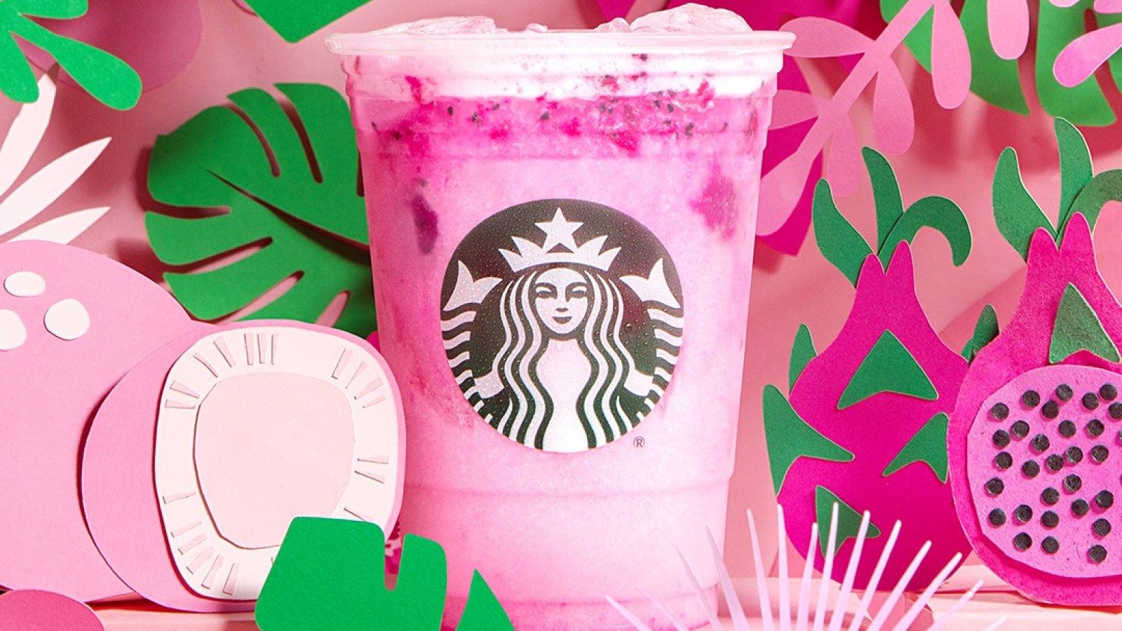 Starbucks Pink Dragon Drink, 1600x900 HD, Laptop