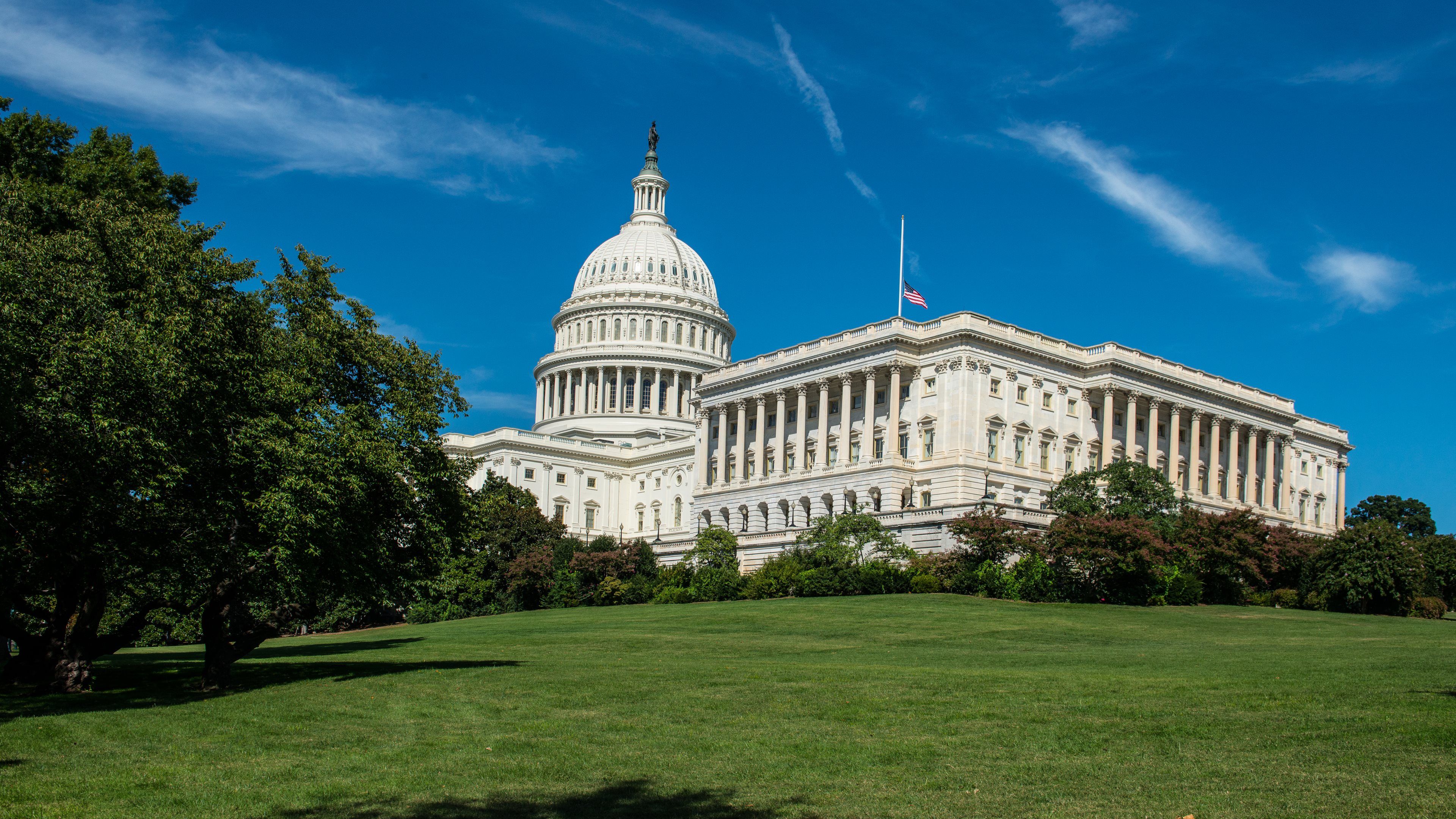Campidoglio USA Washington, 3840x2160 4K Ultra HD, Monitor 4K