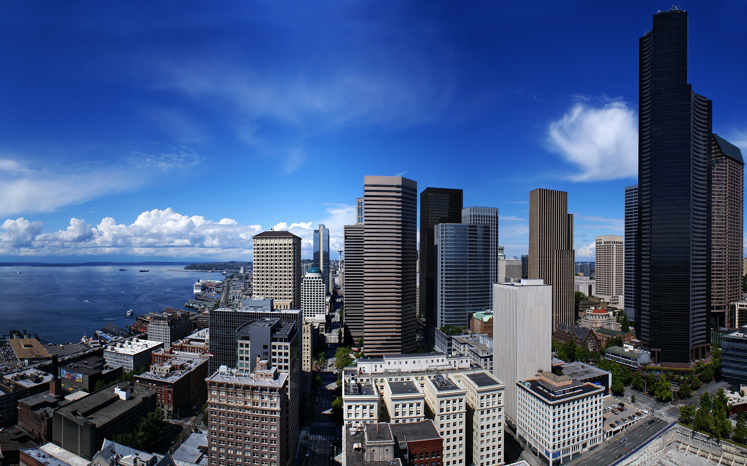 Skyline di Seattle, 2560x1600 2K, MacBook Pro