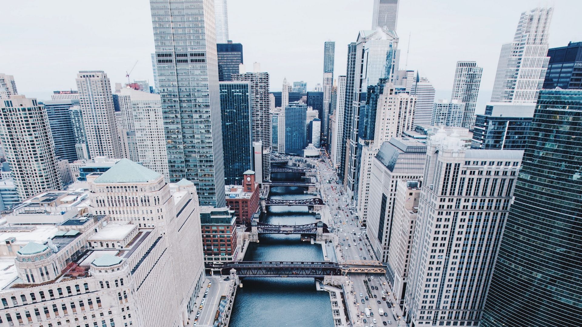 Skyline di Chicago, grattacieli, 1920x1080 1080p, Desktop