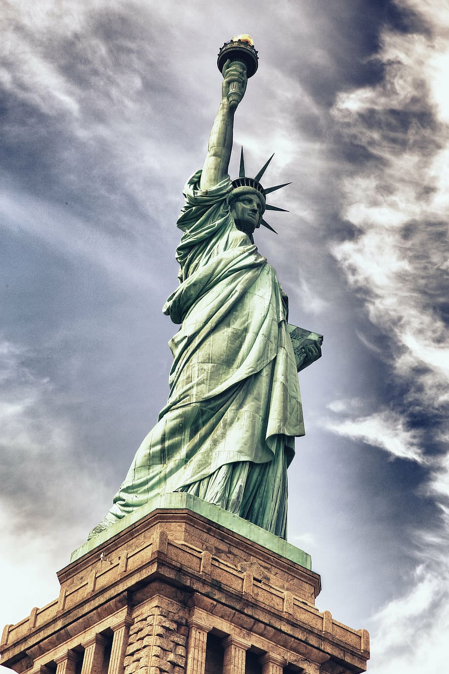 Statua della Libertà, New York, 910x1365 Full HD Verticale, Smartphone