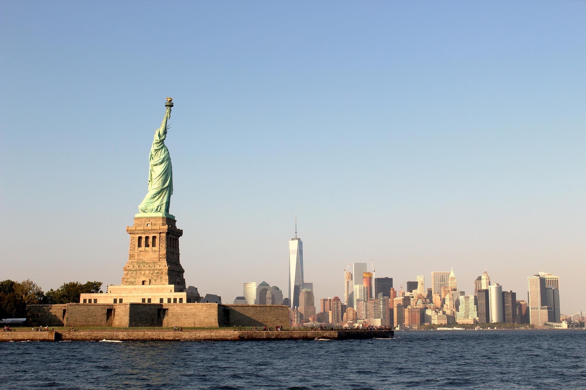 Statua della Libertà, skyline New York, 2048x1365 Hi-Res, Desktop