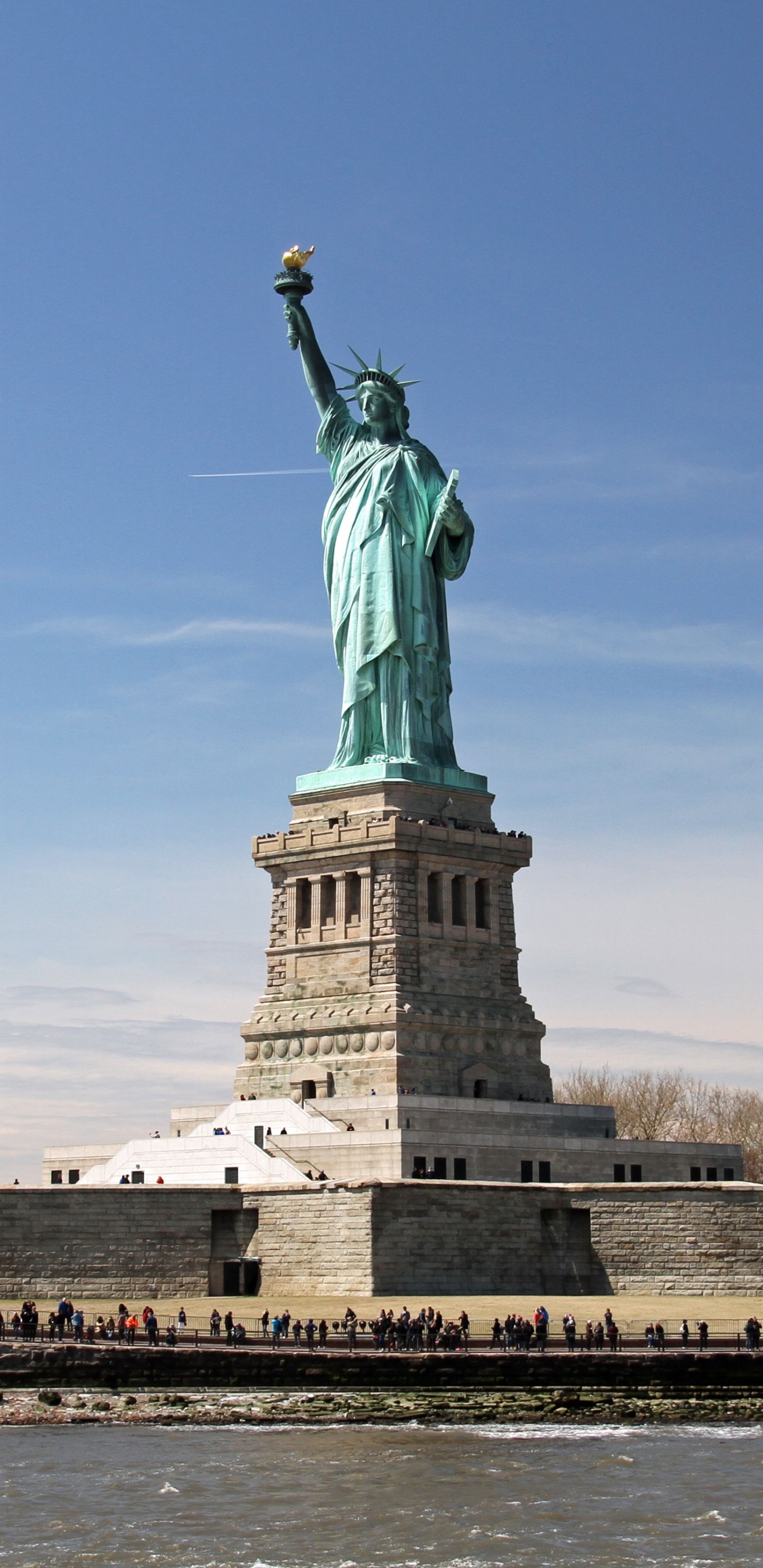 Statua della Libertà, New York, 1440x2960 Full HD Verticale, iPhone