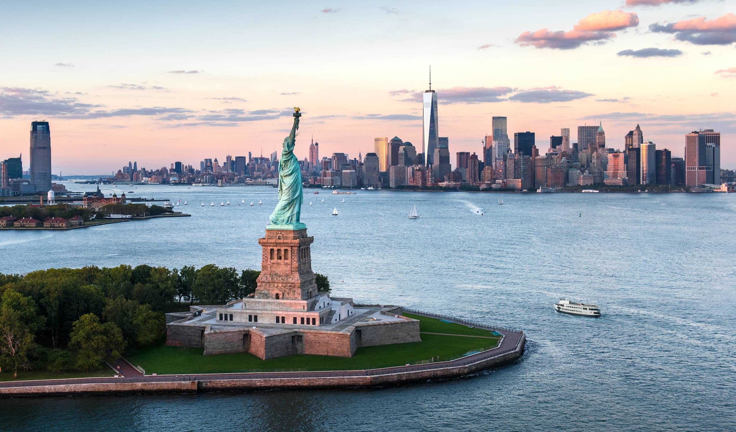 Statua della Libertà, New York, 2500x1468 Hi-Res, PC Desktop