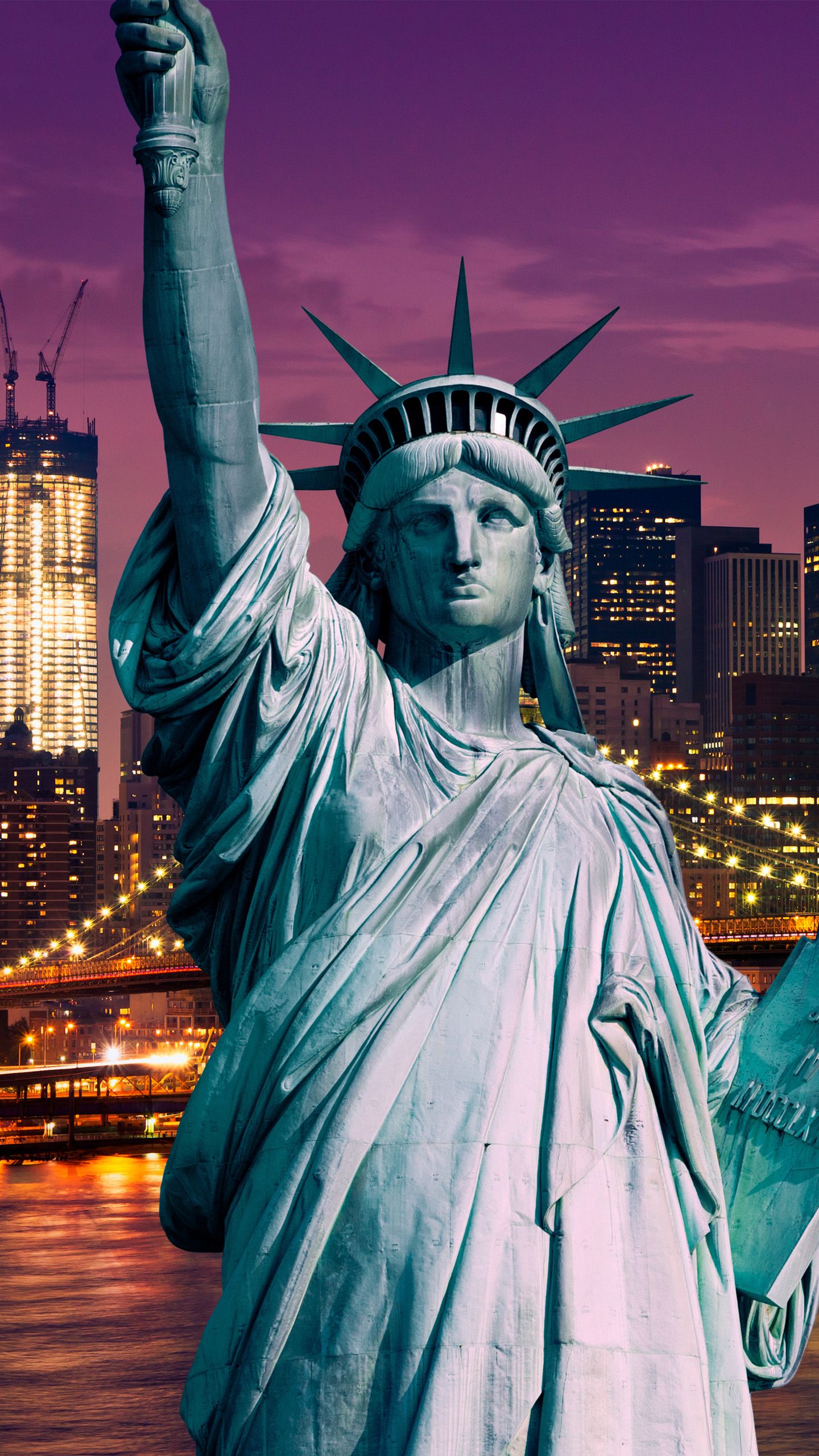 Statua della Libertà New York, 1440x2560 Verticale, Mobile