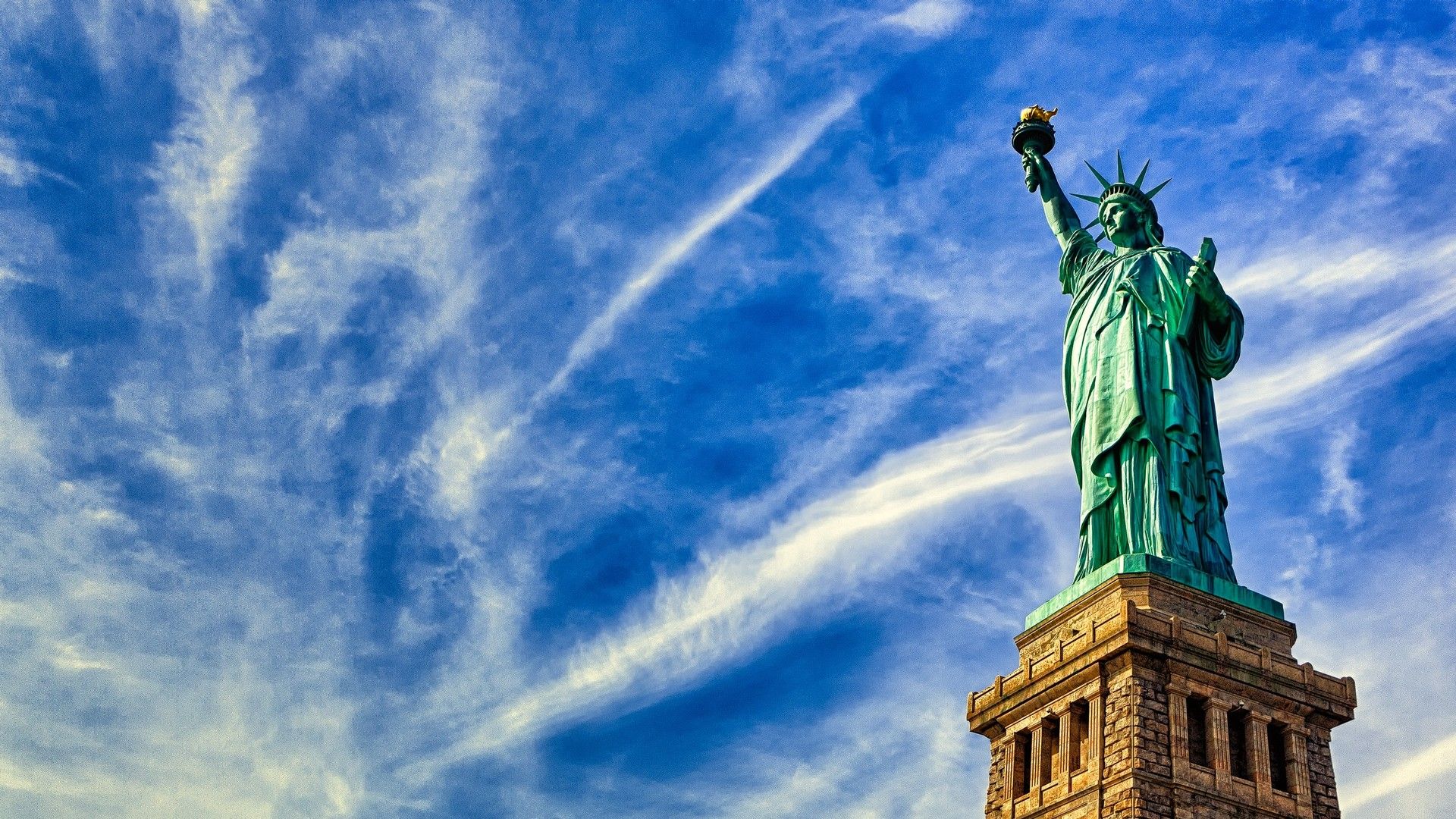 Statua della Libertà, New York, 1920x1080 1080p, PC Desktop