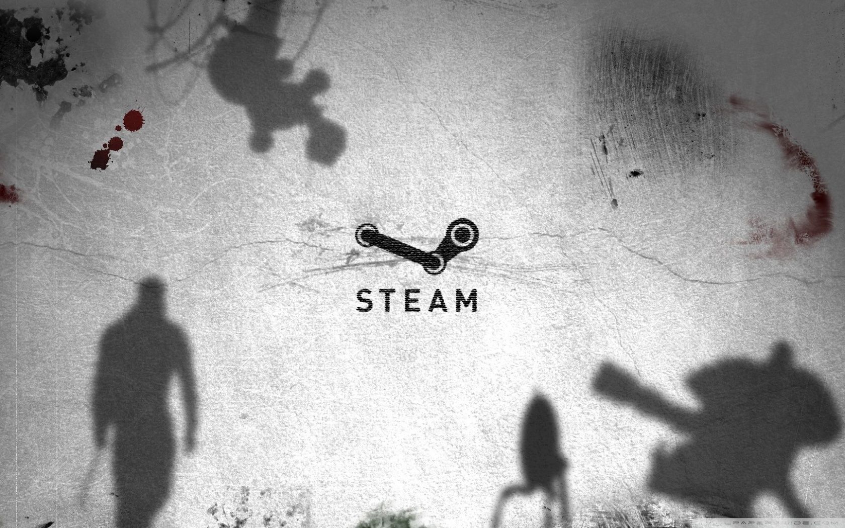Logo Steam giallo con icone, 4096x2160 4K Ultra HD, Monitor 4K