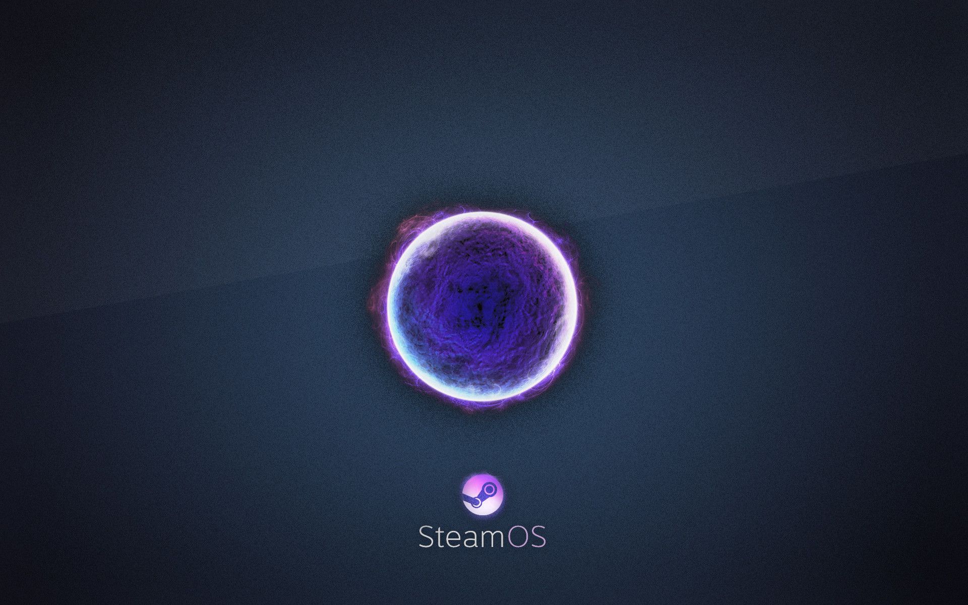 Logo Steam bianco e nero, 3840x2160 Ultra HD, 4K TV