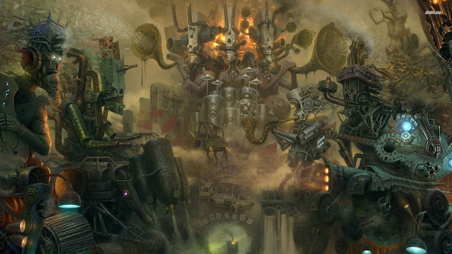 Macchine e robot steampunk apocalittici, 1920x1080 1080p, PC Desktop