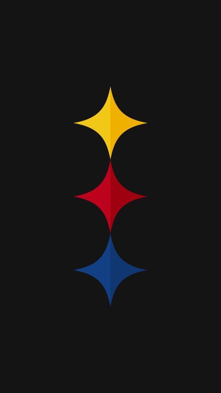 Stelle logo Steelers astratto, NFL, 720x1280 Full HD Verticale, Smartphone