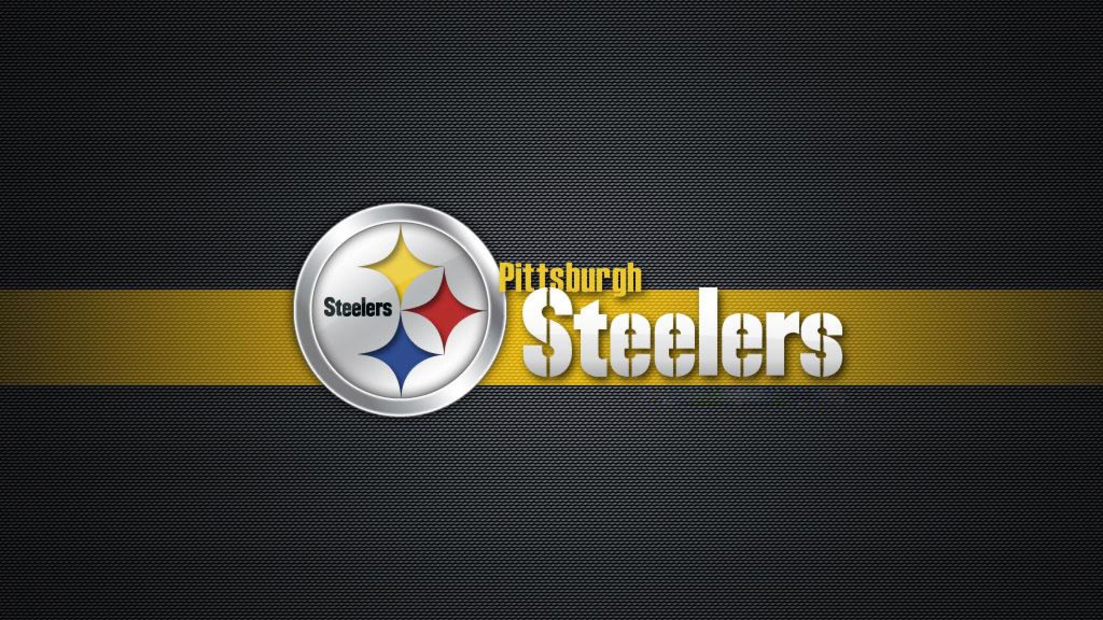Logo astratto Pittsburgh Steelers, 3840x2160 Ultra HD, 4K TV
