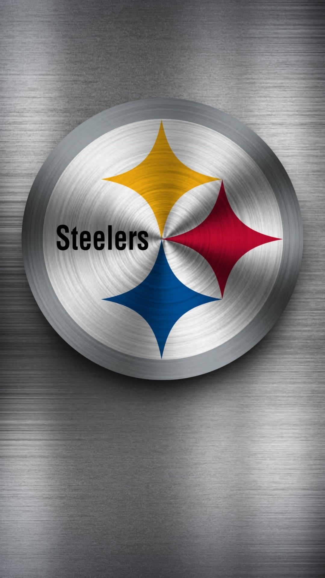 Logo metallico Pittsburgh Steelers, 1080x1917 Full HD Verticale, Samsung Galaxy