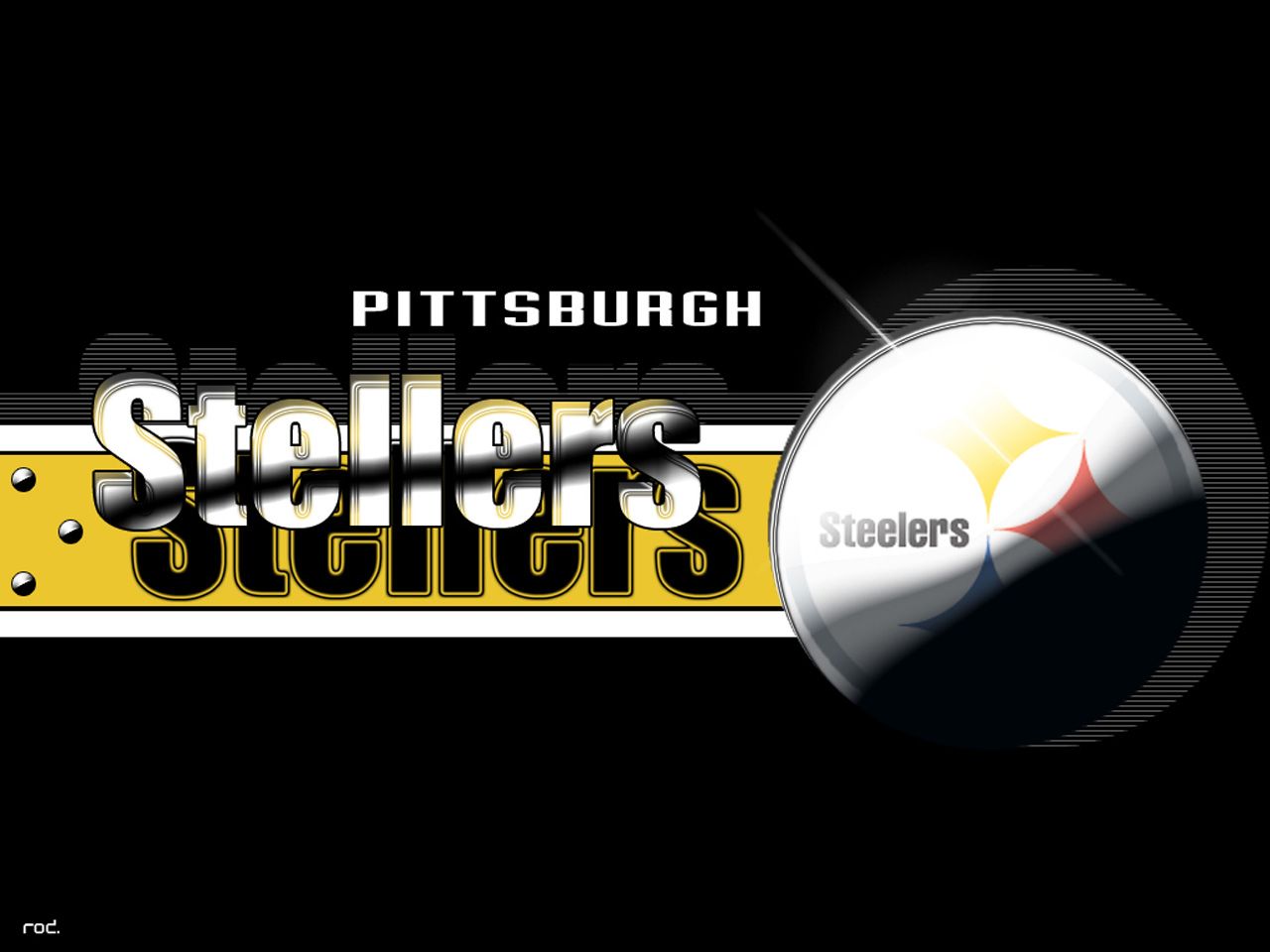 Logo Pittsburgh Steelers astratto, 1280x960 720p, Laptop