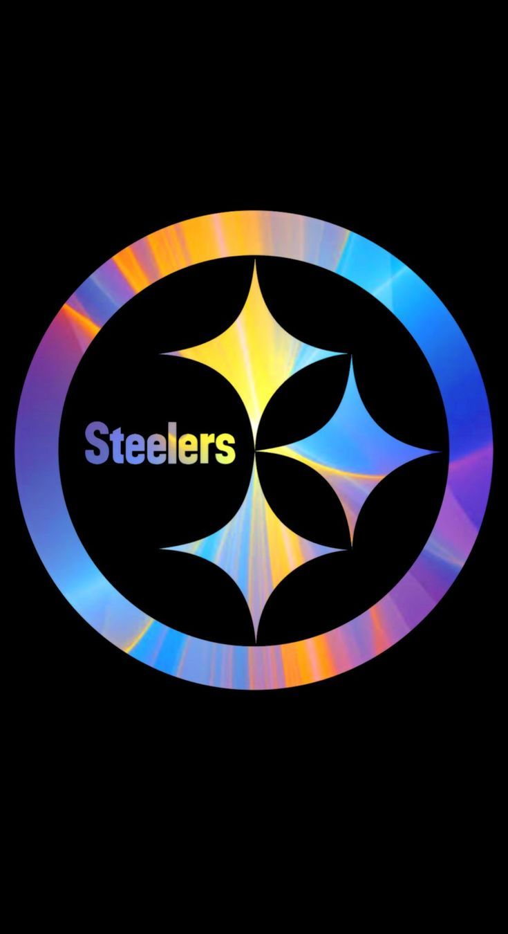 Logo Steelers colorato astratto, 735x1350 Full HD Verticale, Smartphone