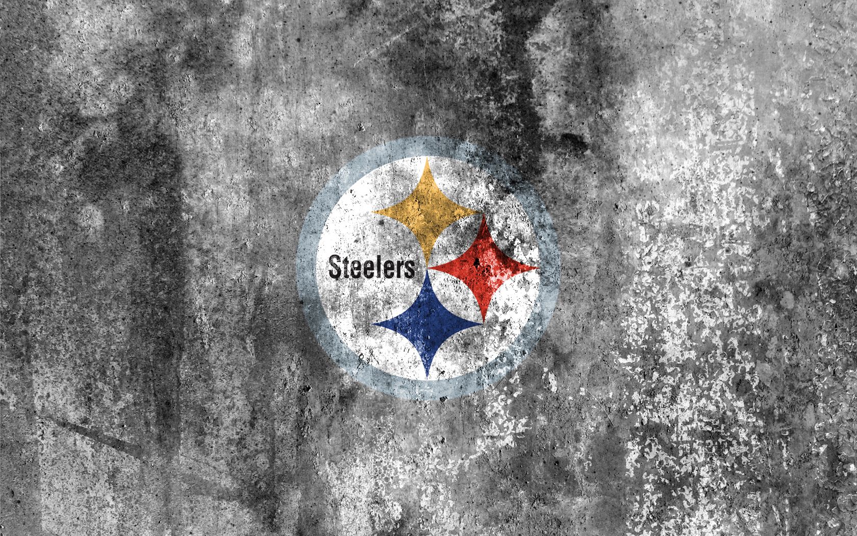 Logo Steelers su texture grunge, 1680x1050 HD, Desktop