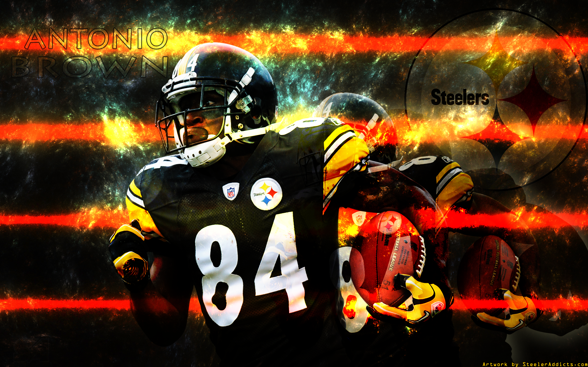 Loghi squadre NFL avversarie Steelers, 2560x1440 QHD, Laptop