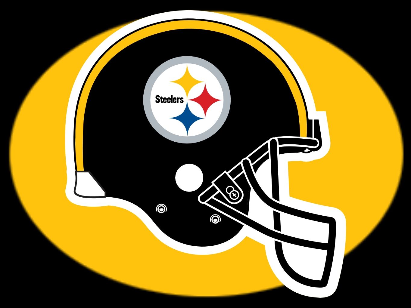 Casco Pittsburgh Steelers NFL, football americano, 1365x1024 HD, Desktop