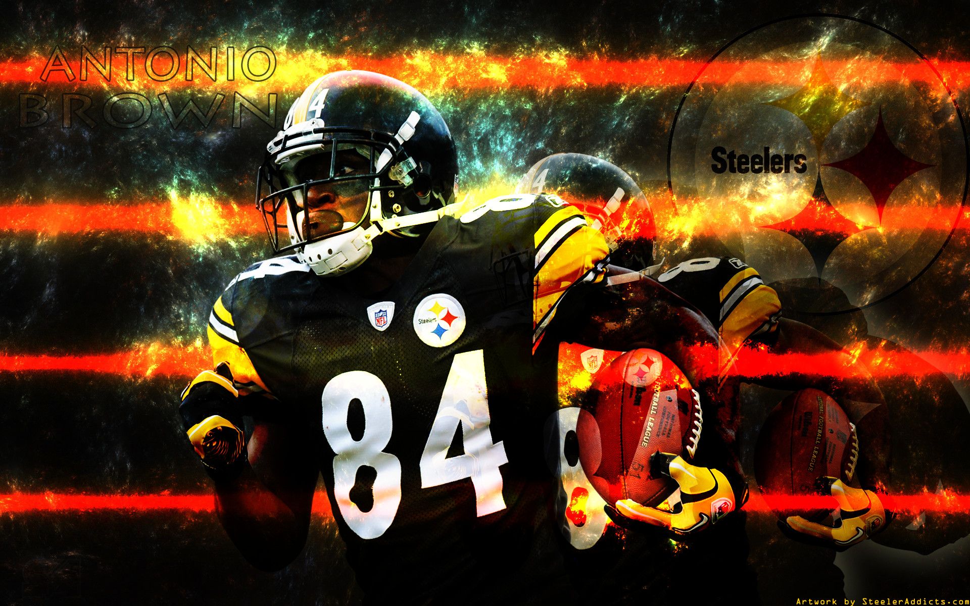 Giocatore Steelers numero 84, 1920x1200 WUXGA, Desktop