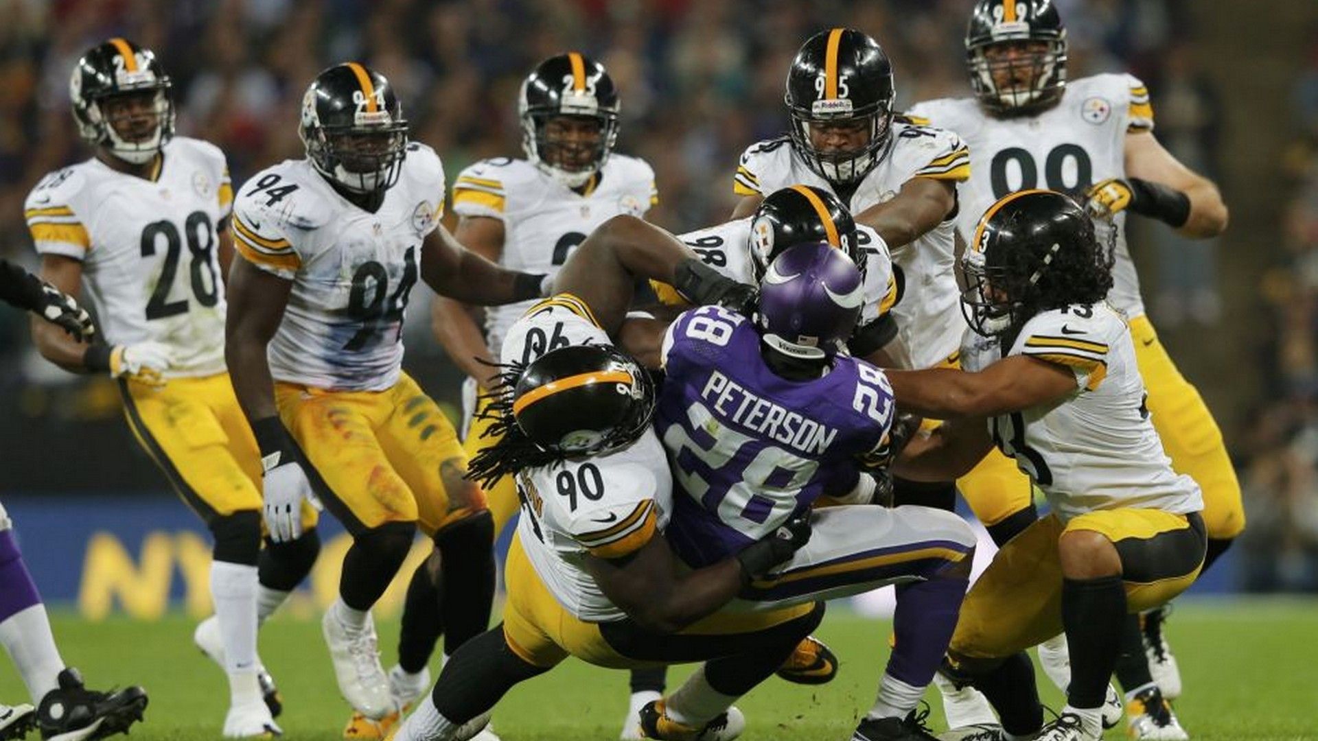 Partita football Steelers Vikings, Minnesota Vikings, 1920x1080 Full HD 1080p, Desktop