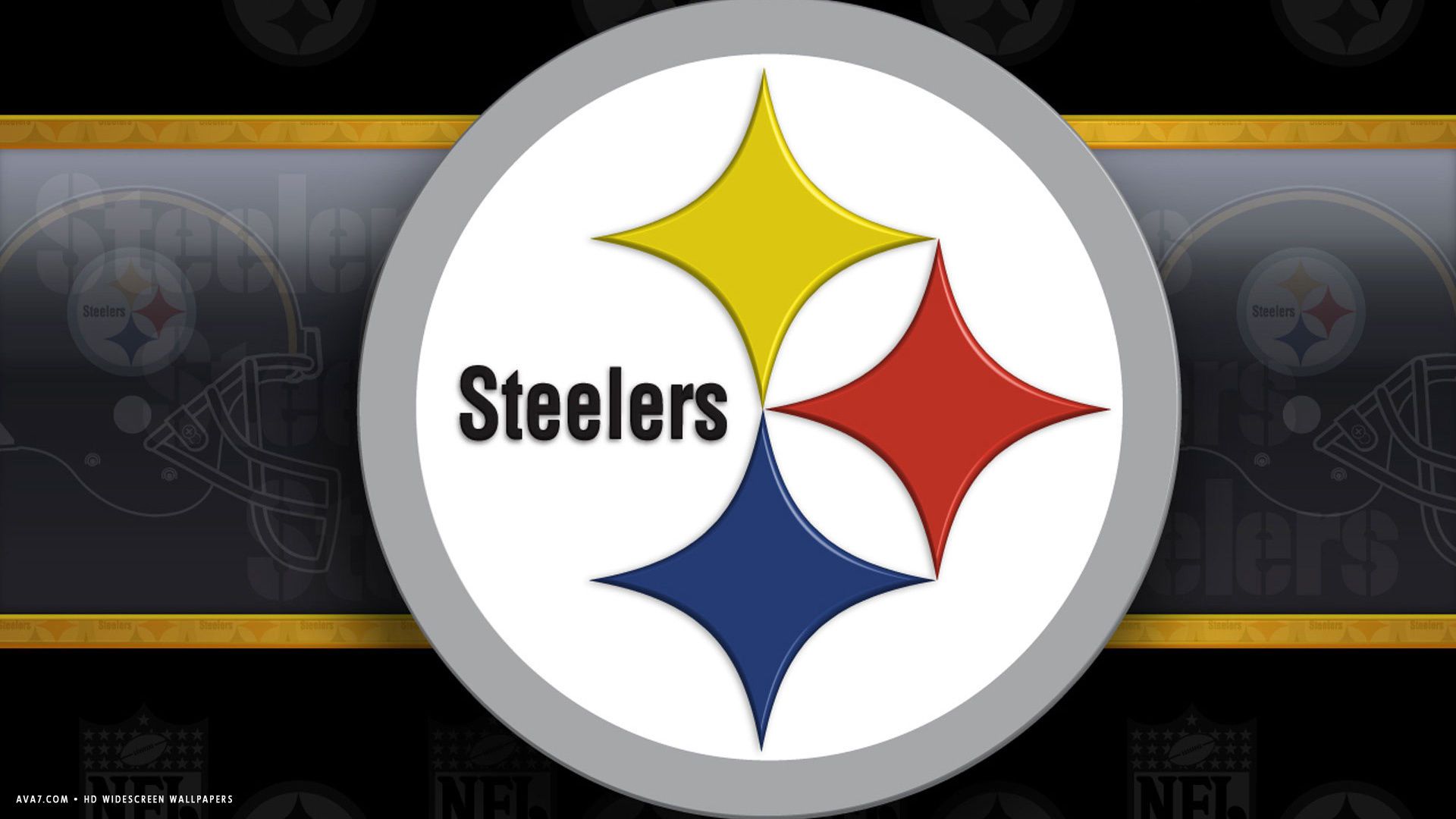 Logo Pittsburgh Steelers, 1920x1080 Full HD 1080p, PC