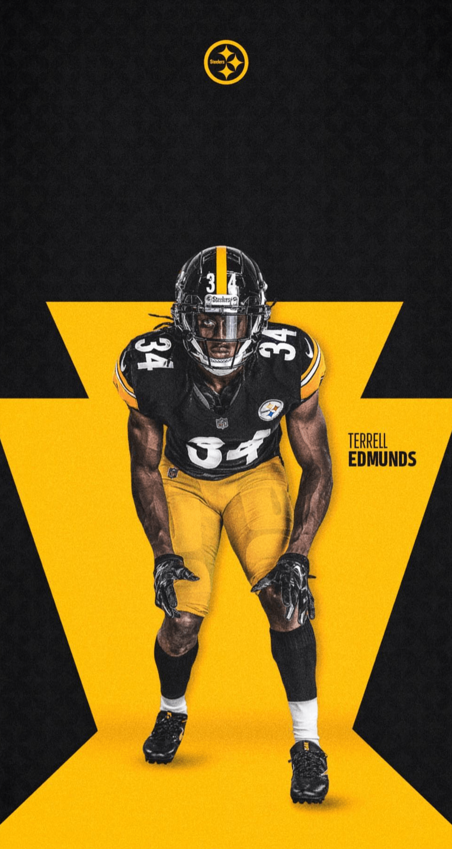 Giocatore Steelers Terrell Edmunds, 1440x2702 Full HD Verticale, iPhone