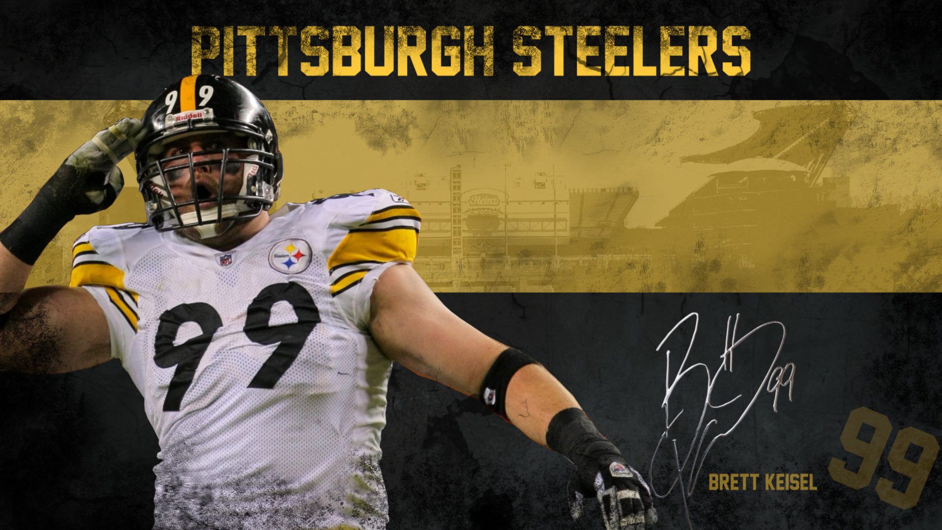 Giocatore Steelers Brett Keisel, 1920x1080 1080p, PC Desktop