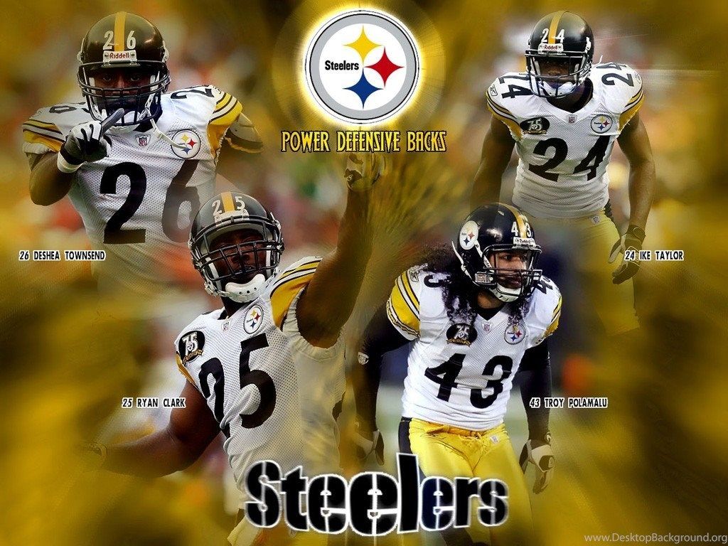 Giocatori Steelers logo squadra, 1024x768 HD, Desktop
