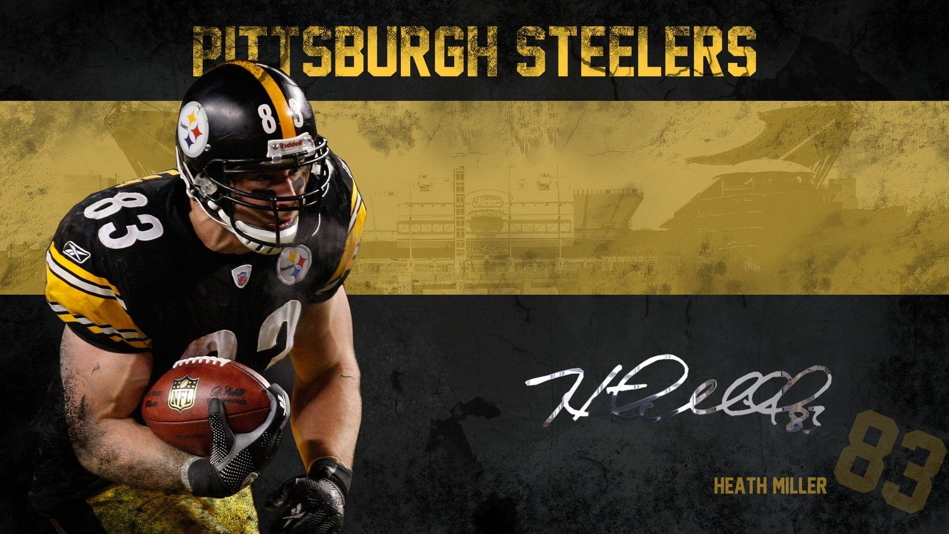 Heath Miller Steelers giocatore football, 1920x1080 Full HD 1080p, PC