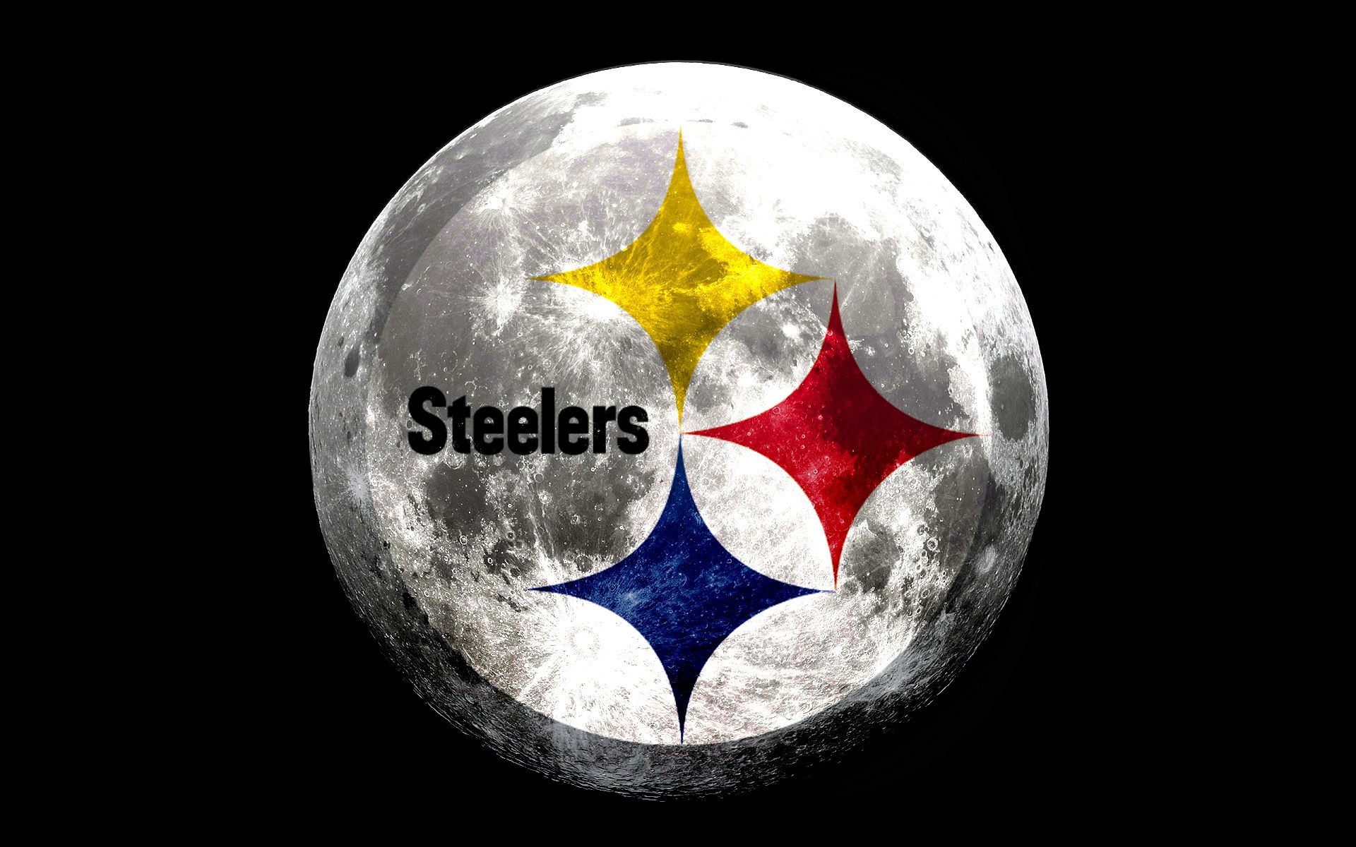 Logo Steelers su luna, 1920x1200 Full HD+, Desktop