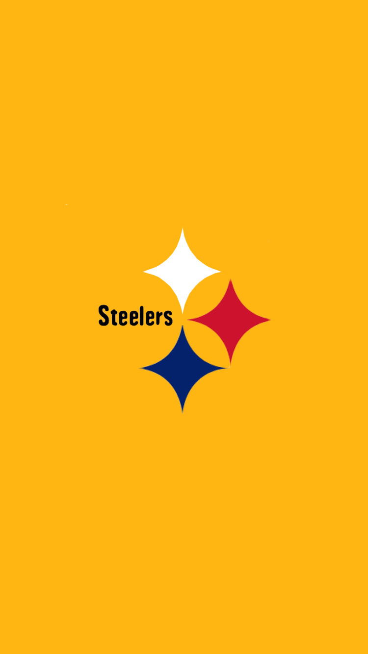 Logo Pittsburgh Steelers giallo, 750x1334 Full HD Verticale, iPhone