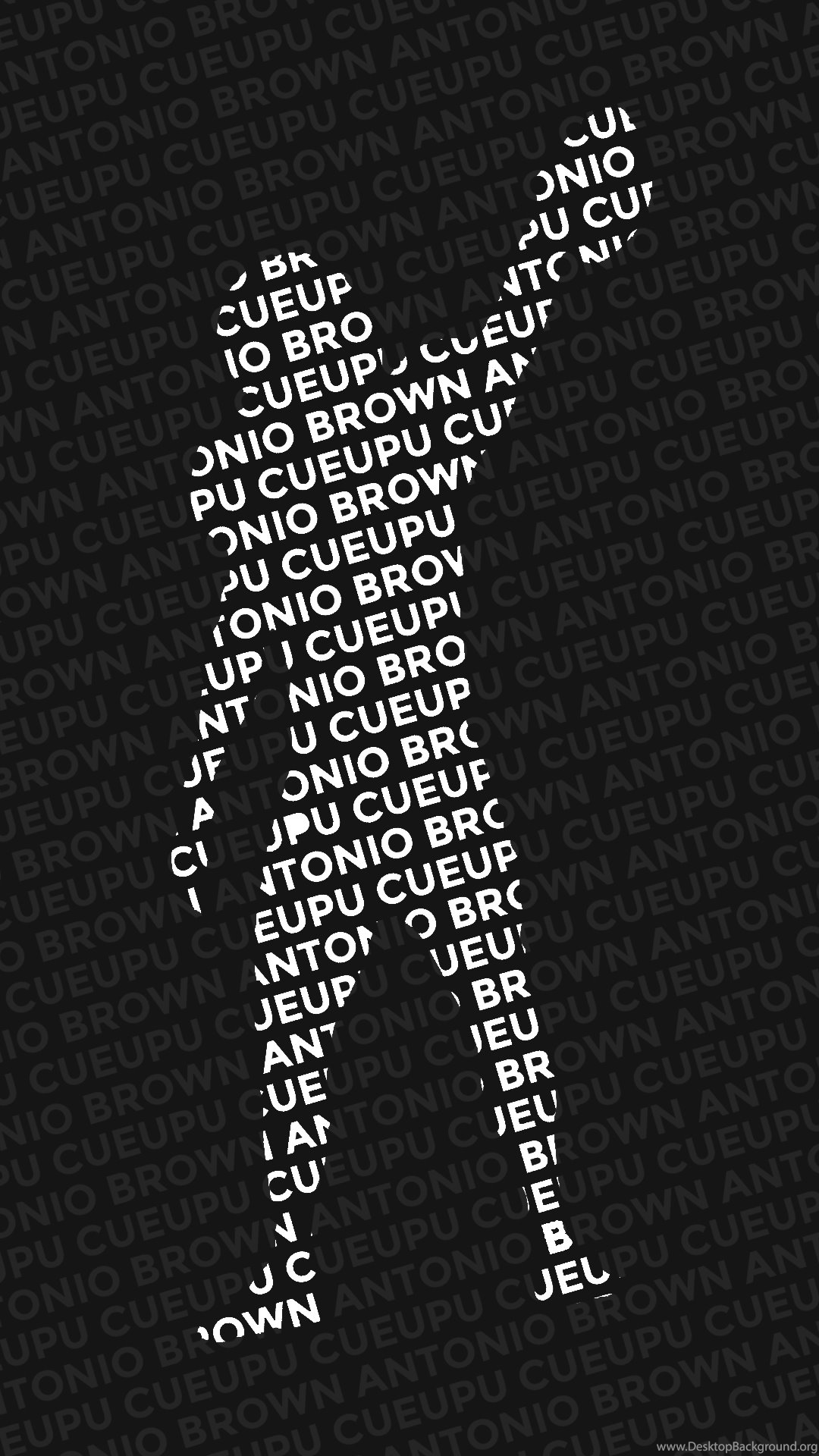 Silhouette giocatore football Steelers, 1080x1920 Verticale, iPhone Pro Max