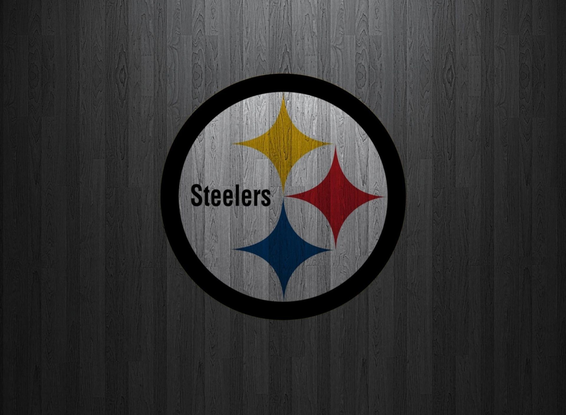Logo Steelers su legno grigio, 1920x1408 WUXGA, PC