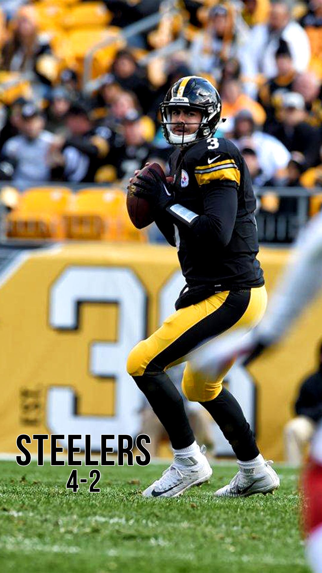 Giocatore football Steelers campo, 1080x1920 Full HD Verticale, iPhone Plus