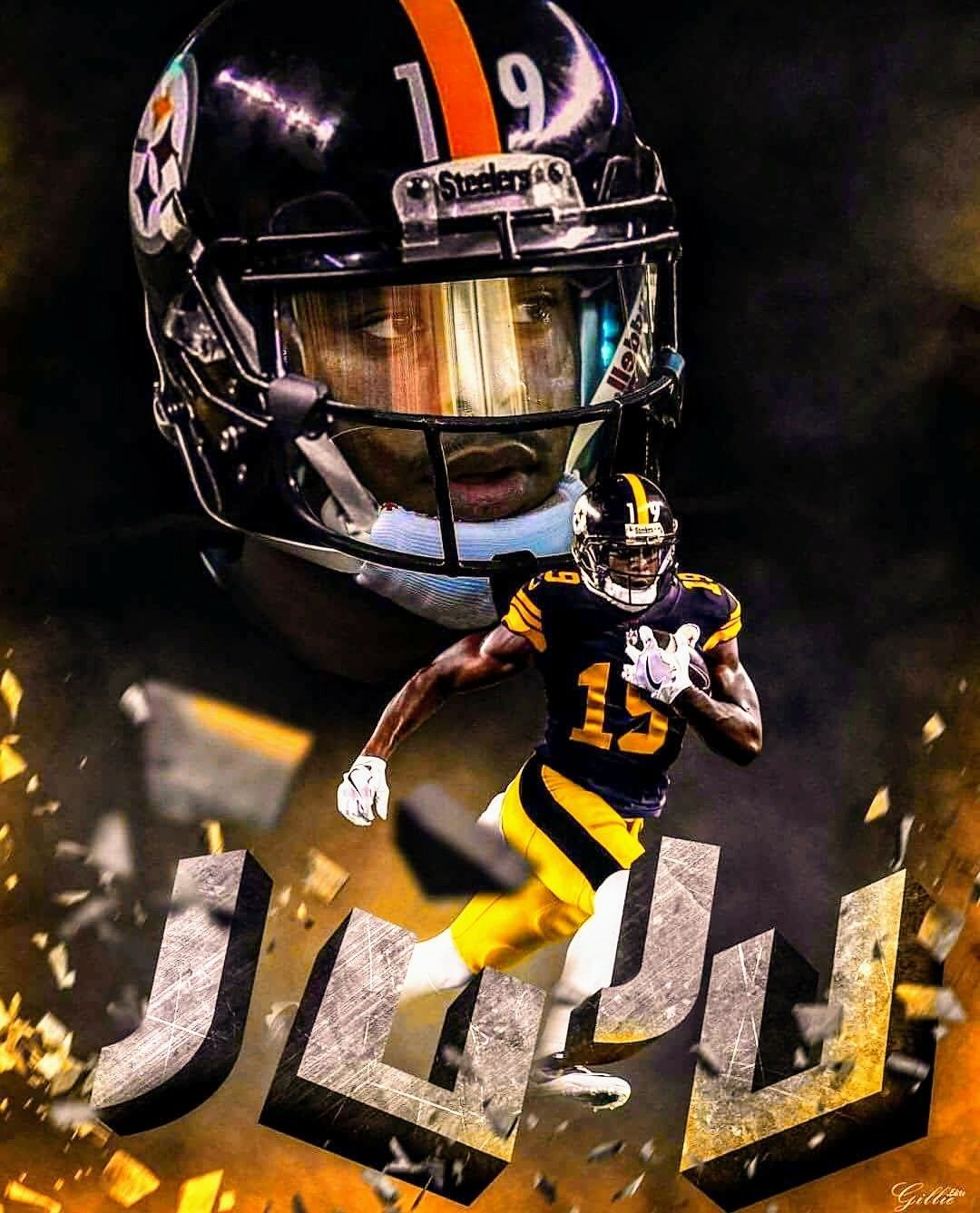Giocatore Steelers casco football, 1080x1337 Verticale, iPhone Air