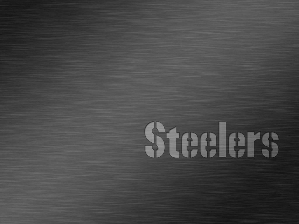 Logo Steelers su metallo, 1024x768 HD, PC