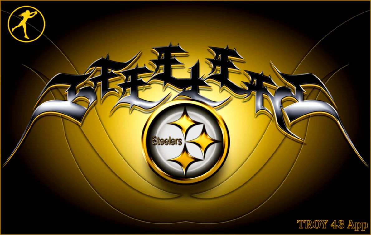 Logo Pittsburgh Steelers stilizzato, 1190x755 HD, Desktop
