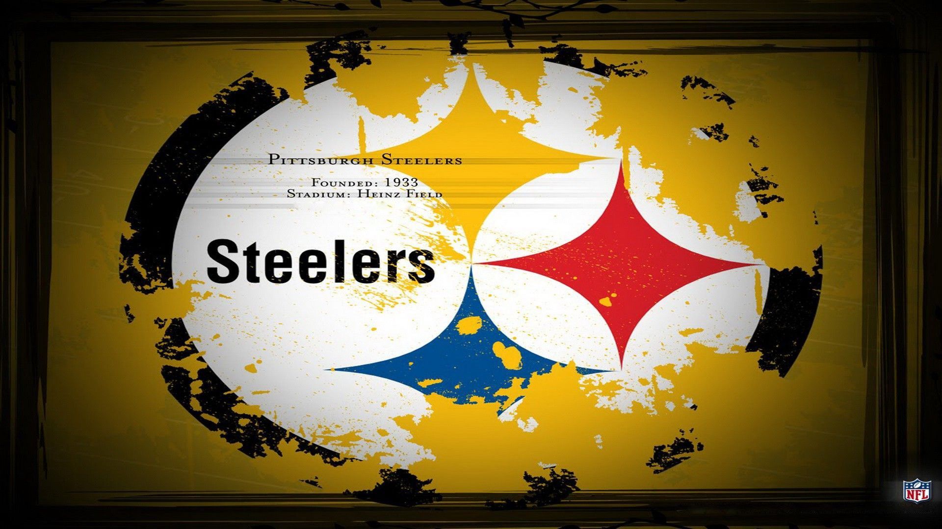 Logo Pittsburgh Steelers, 1920x1080 Full HD 1080p, PC Desktop
