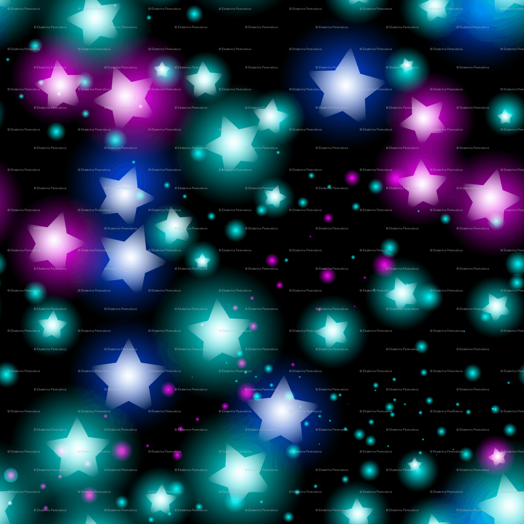 Stelle neon luminose sfondo nero, 2083x2083 2K, Laptop