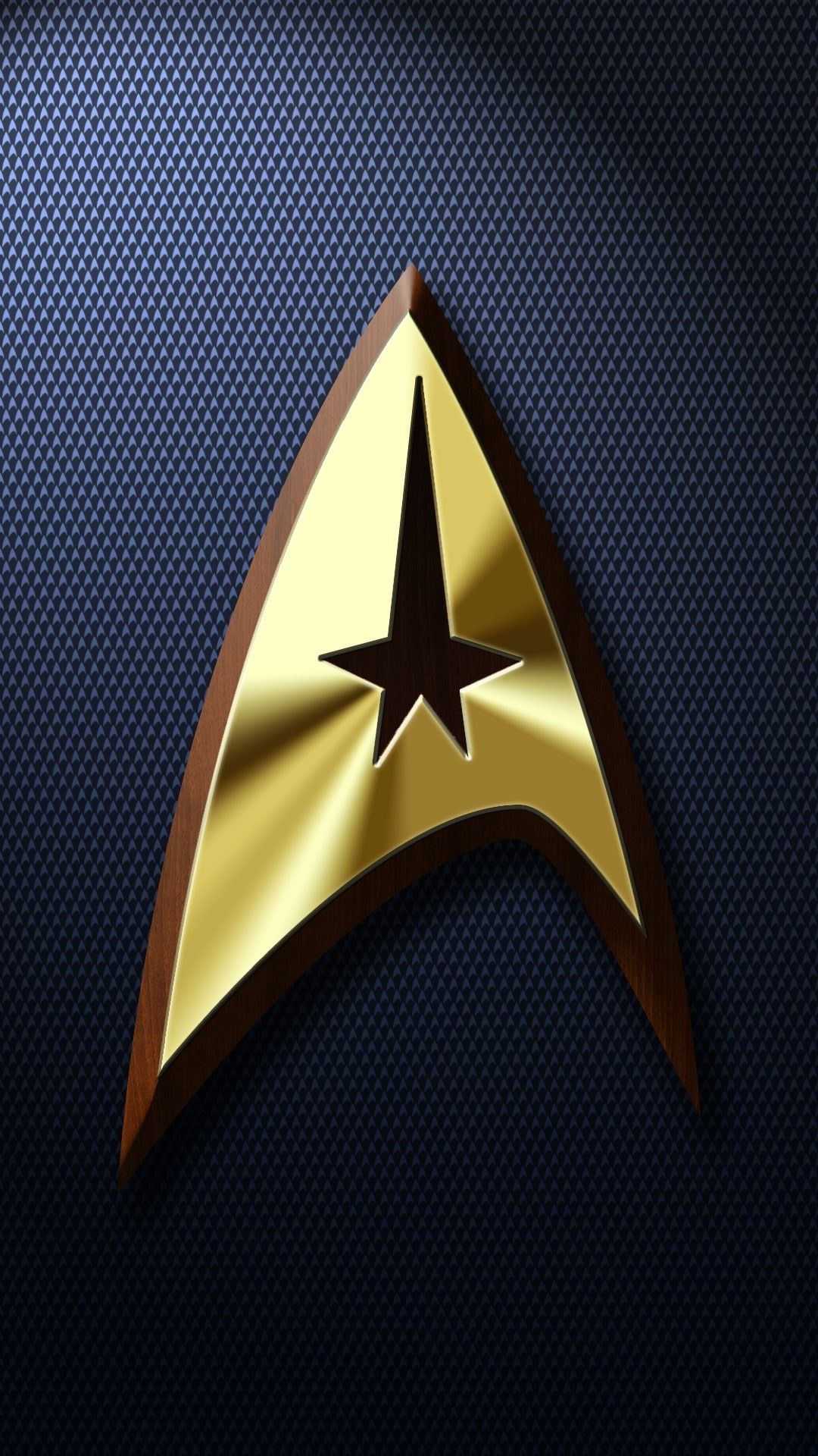 Logo Star Trek Flotta Stellare, 1080x1920 Full HD Verticale, Smartphone