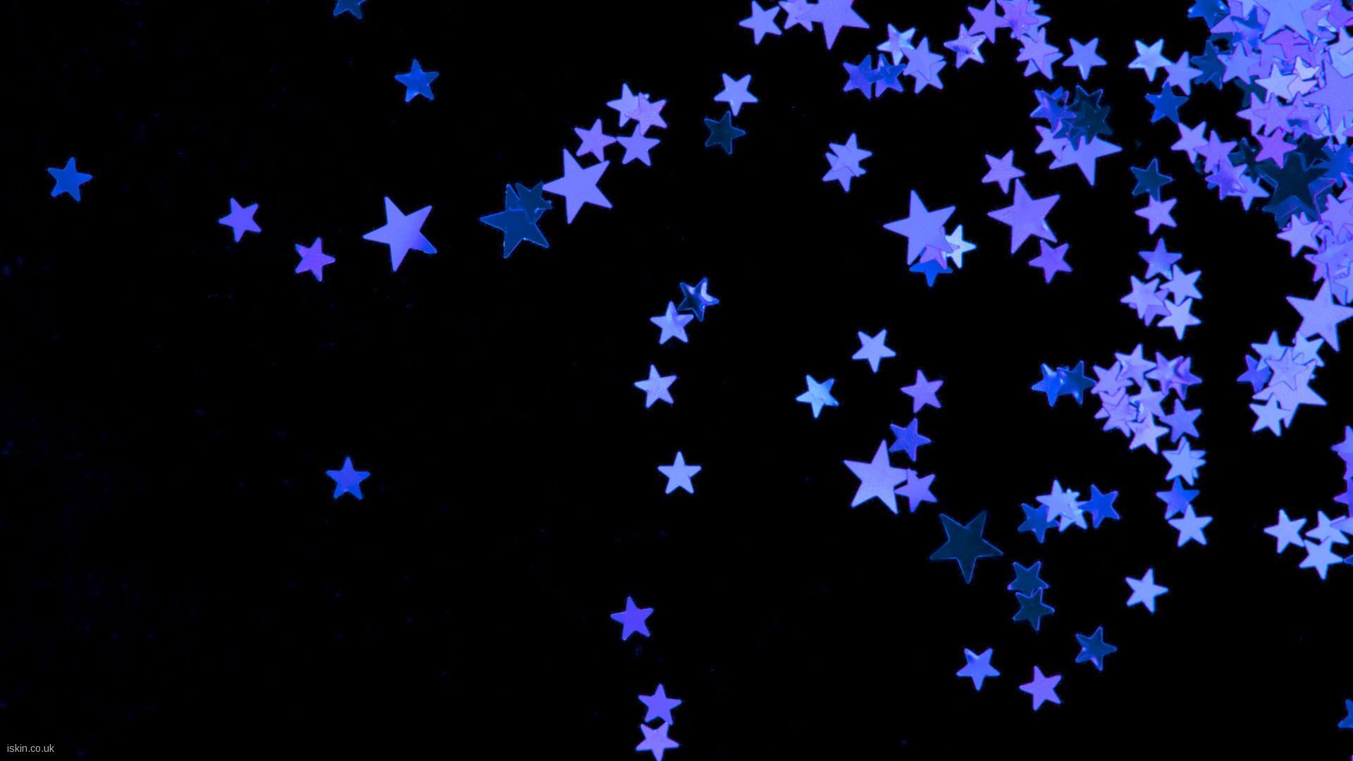 Stelle viola su sfondo nero, 1920x1080 1080p, Desktop