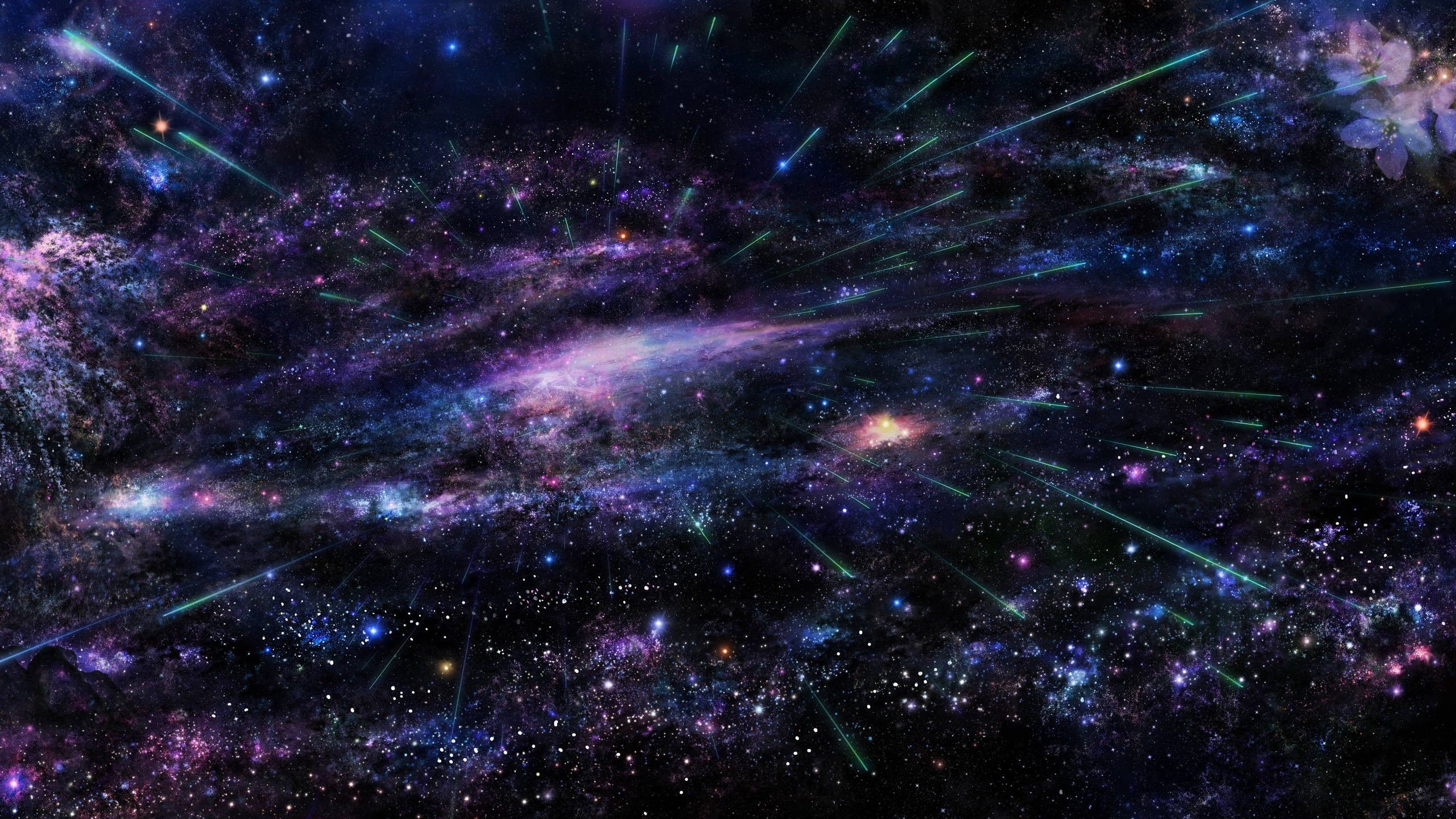 Galassia stellata viola cosmo, 2560x1440 2K QHD, Monitor Gaming