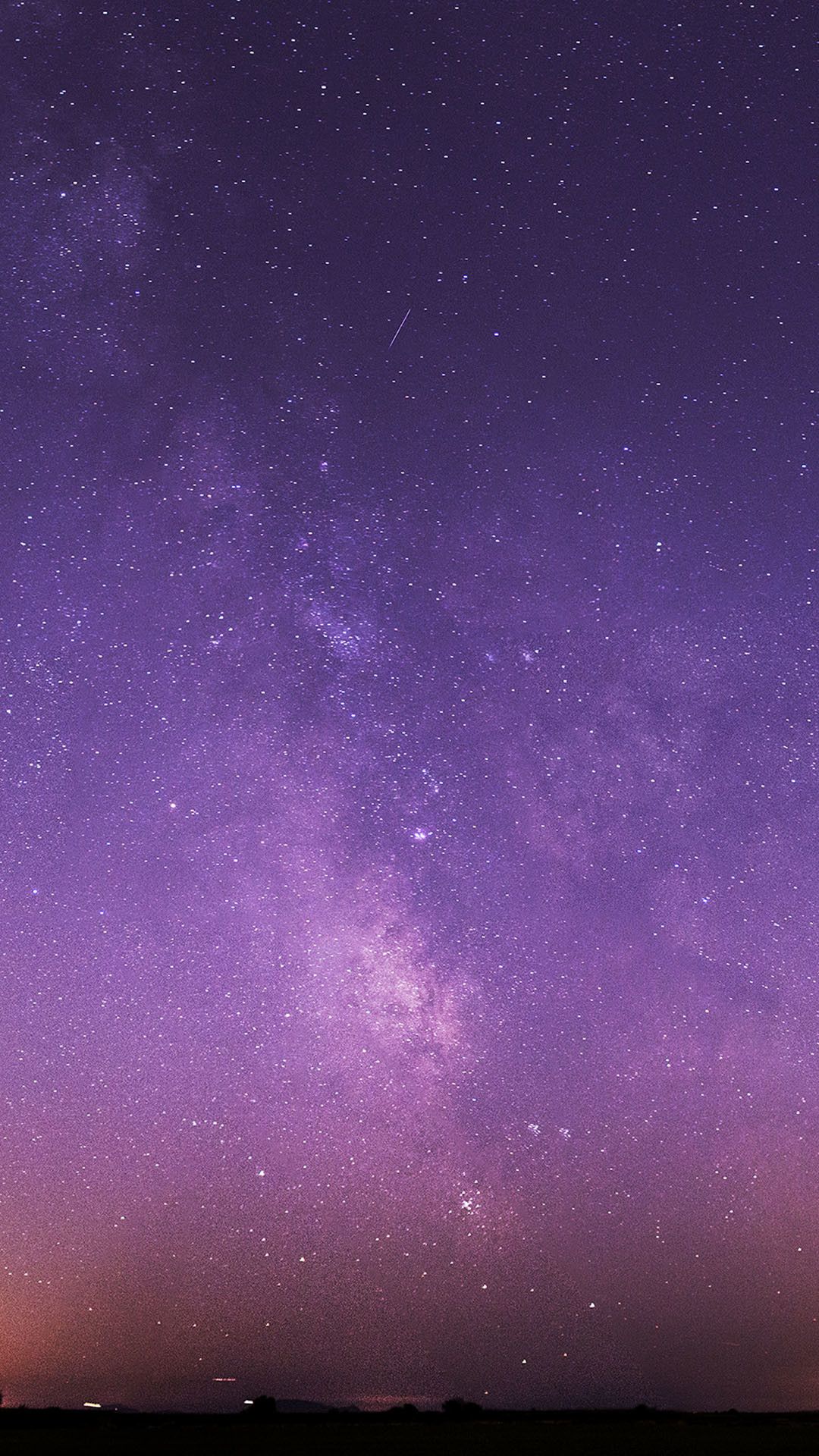 Cielo notturno viola stellato, 1080x1920 Verticale, Samsung Galaxy