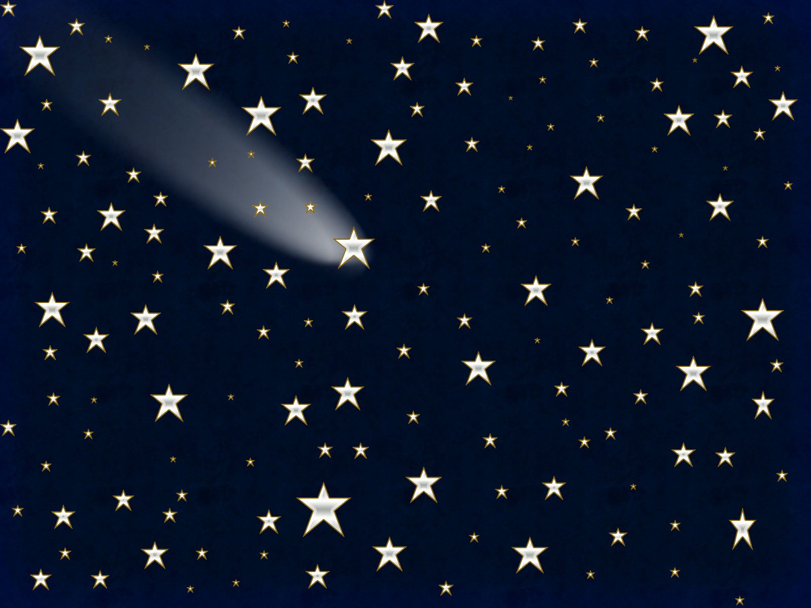 Stelle e cometa cartoon, 1600x1200 HD Ready, Desktop