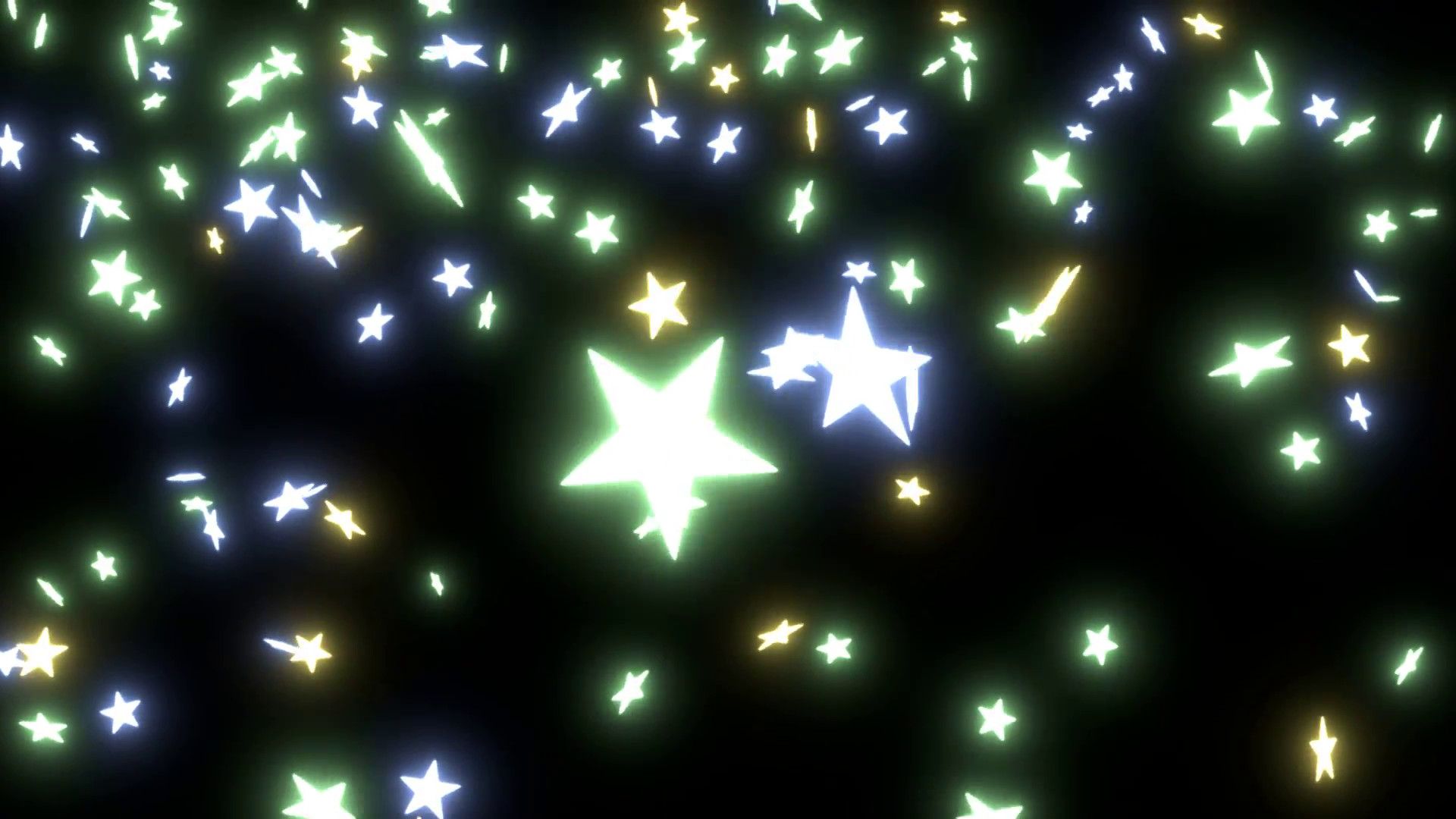 Stelle luminose stile cartoon, 1920x1080 Full HD, PC Desktop